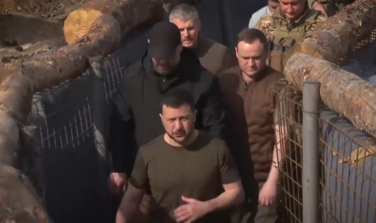 Зеленський на Донеччині / Facebook