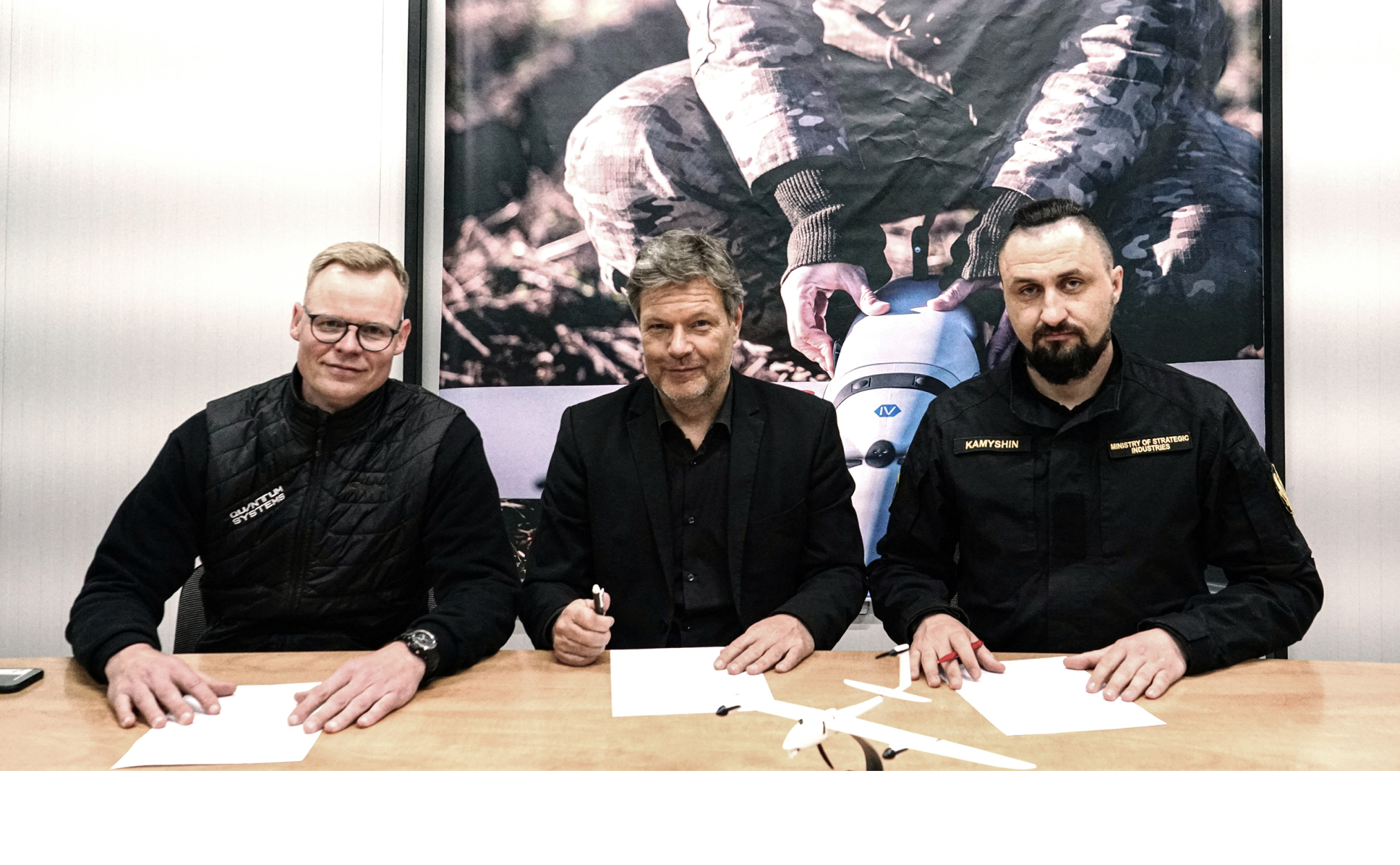 Открытие в Украине завода Quantum-Systems / Фото: Quantum-Systems