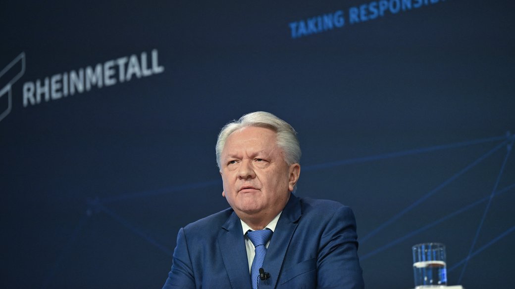 Армин Паппергер, генеральный директор немецкого производителя оружия Rheinmetall / Фото: Getty Images