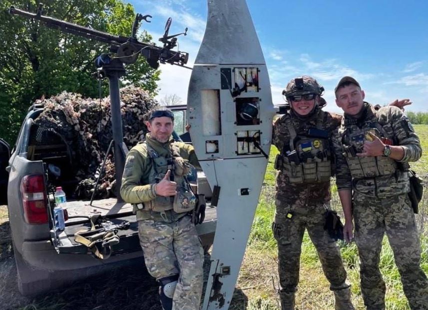 Збитий російський БПЛА SuperCam / Ілюстративне фото з соцмереж