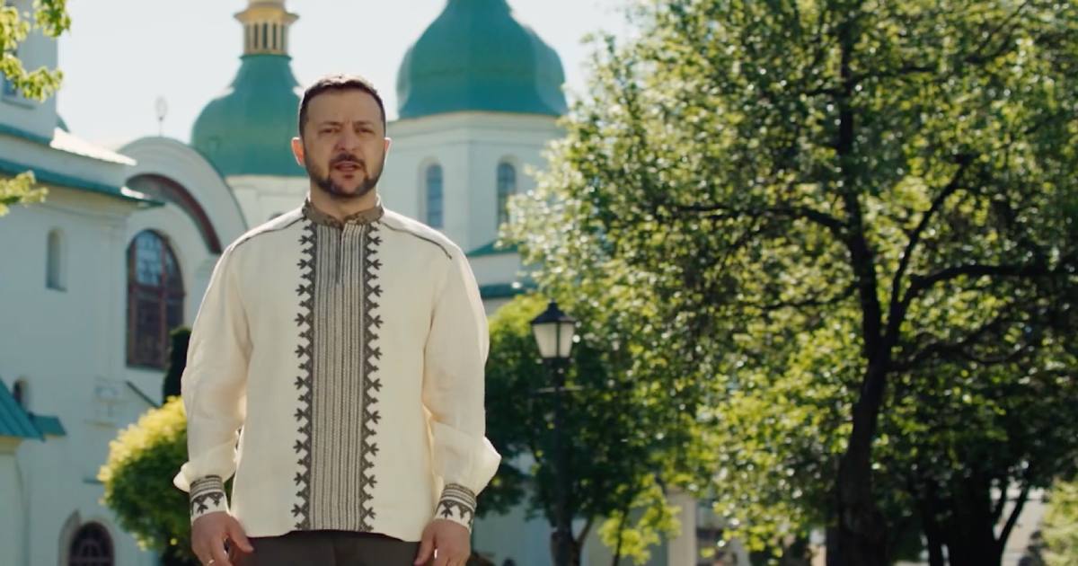 Привітання Володимира Зеленського з Великоднем / Скріншот відео