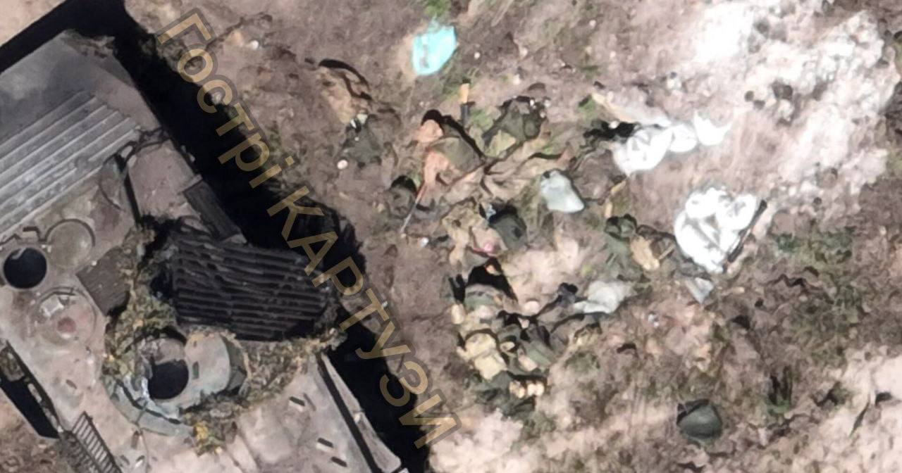 Російський наступ на Харківську область. Знищений десант ЗС РФ / Фото телеграм-каналу "Гострі картузи"