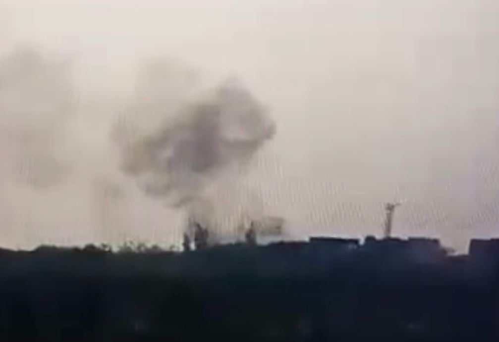 Место падения вражеского самолета / Фото: 110 омбр