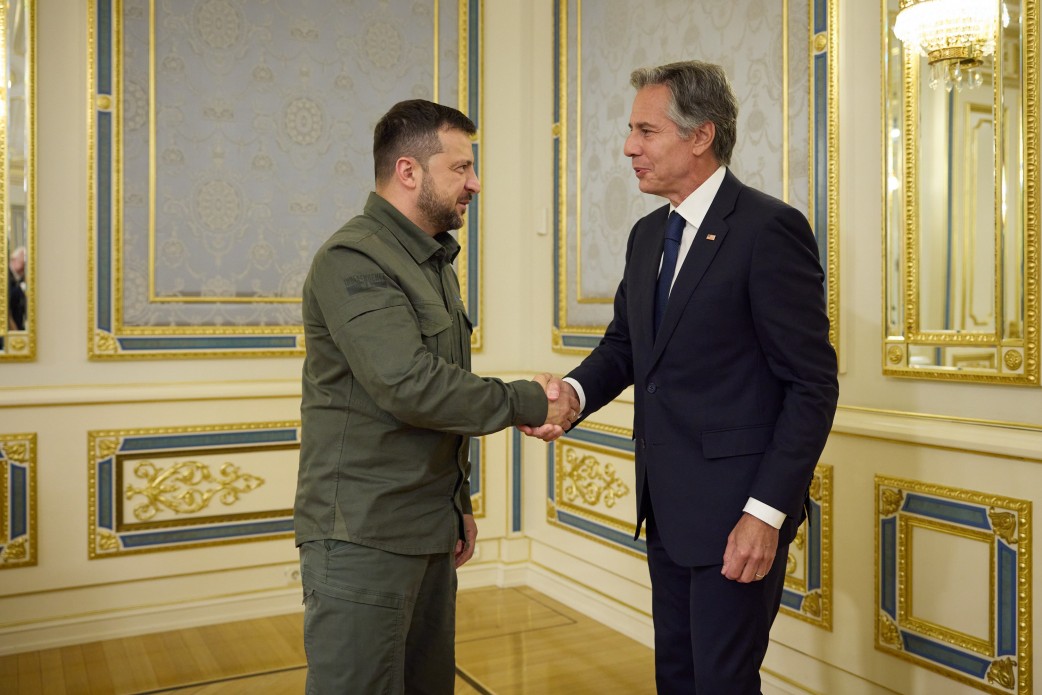 Владимир Зеленский и Энтони Блинкен / ОПУ