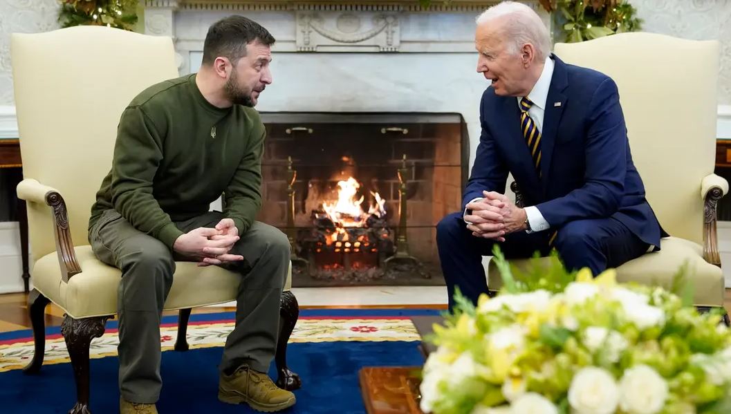 Президент США Джо Байден и президент Украины Владимир Зеленский в Белом доме / Фото: AP