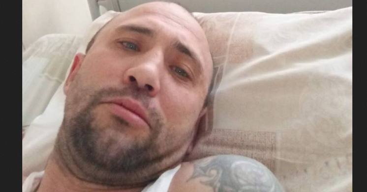 Пострадавший рашист / Фото из соцсетей