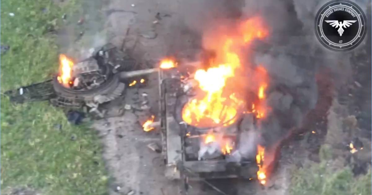 Результат роботи роти ударних БПЛА 47-ї ОМБр / Скріншот відео