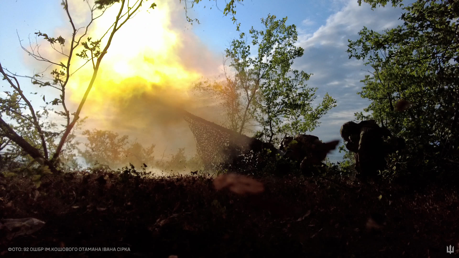 Робота артилерістів 92 ОШБр ім. кошового отамана Івана Сірка / Фото: 92 ОШБр