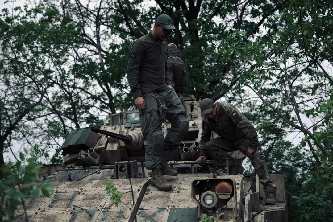 Екіпаж БПМ Bradley 47 окремої механізованої бригади / Фото: Сухопутні війська ЗСУ