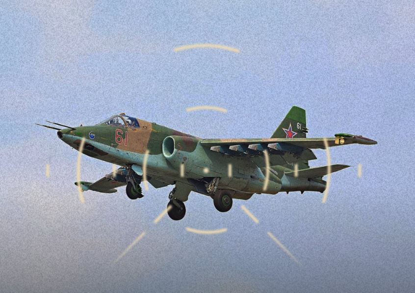 Российский Су-25 / Фото: Defense of Ukraine