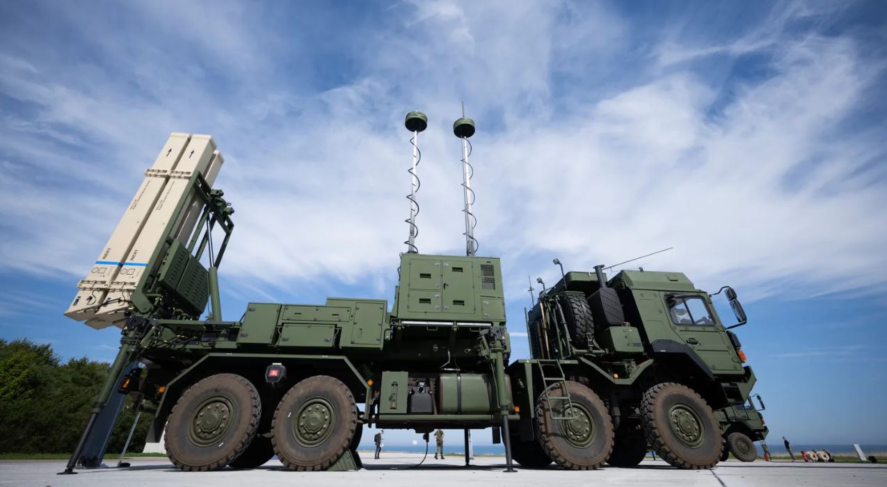 Пускова установка ЗРК IRIS-T SLM / Фото: DPA