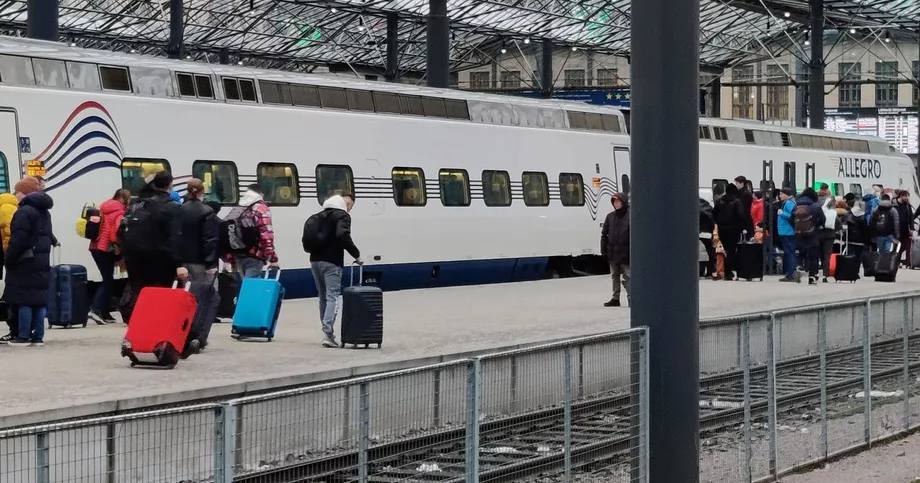 Фирменный поезд “Аллегро” Хельсинки - Санкт-Петербург / Фото Iltalehti.fi