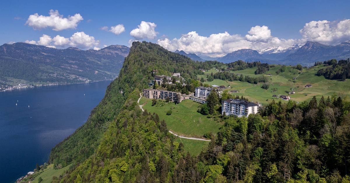 Курорт Бургеншток над Люцернським озером, де наступного місяця відбудеться мирна конференція щодо України / Фото AFP