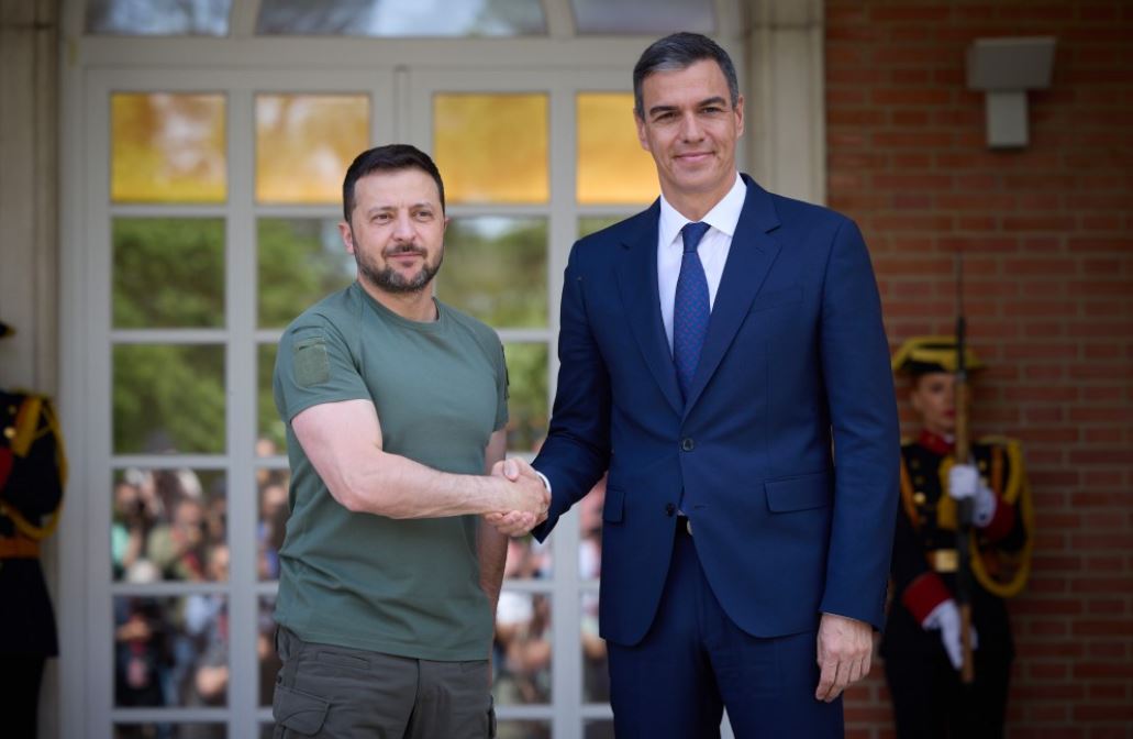 Президент Володимир Зеленський та рем'єр-міністр Іспанії Педро Санчес / Фото: ОП
