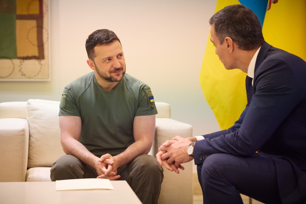 Президент Владимир Зеленский и премьер-министр Испании Педро Санчес / Фото: ОП