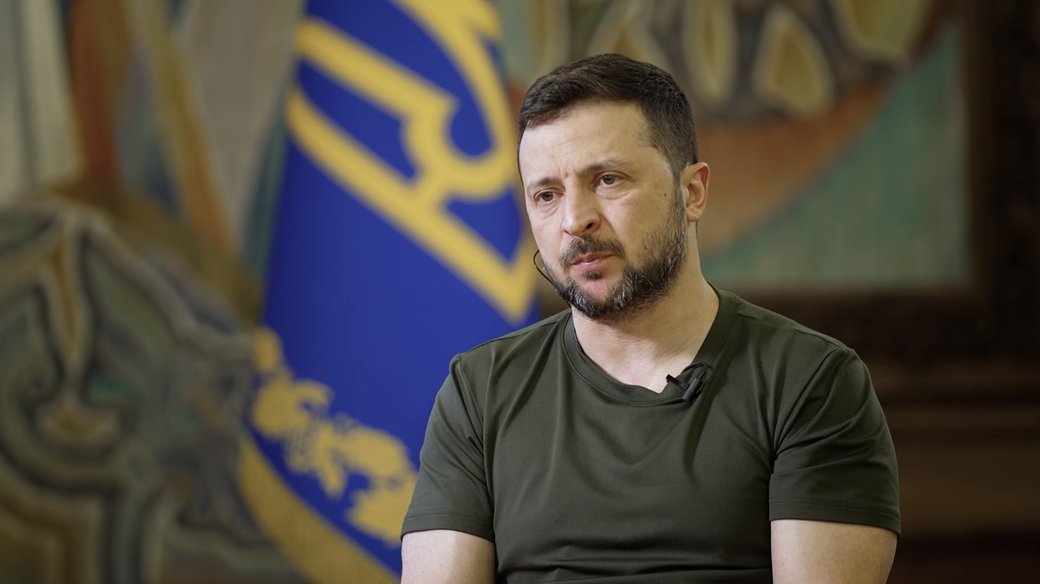 Президент України Володимир Зеленський під час інтерв'ю агентству Reuters / Скриншот з відео