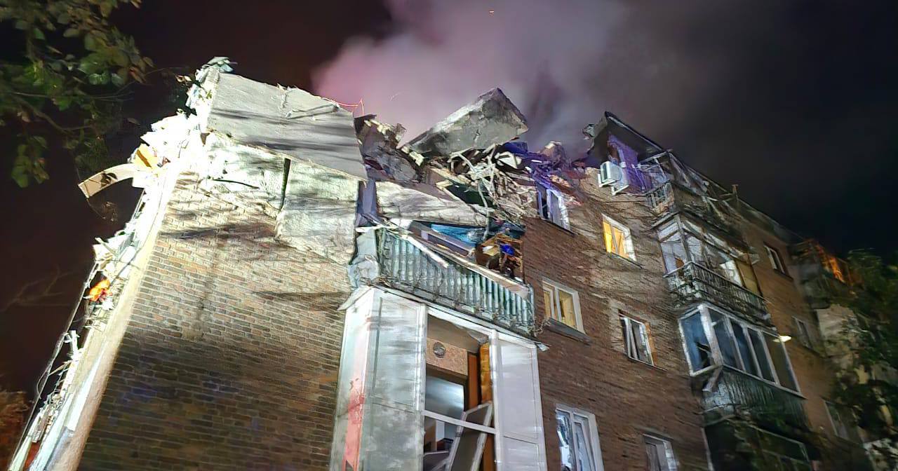 Наслідки ракетної атаки на Новобаварський район Харкова, 31 травня 2024 року / Фото з телеграм-каналу @ihor_terekhov