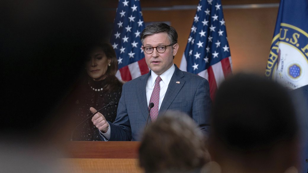 Спикер Палаты представителей Соединенных Штатов Майк Джонсон / Фото: AP