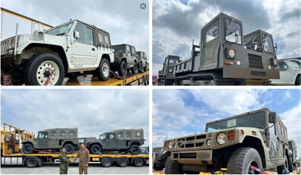 Япония передала Украине специальные транспортные средства / Фото: Посольство Японии в Украине