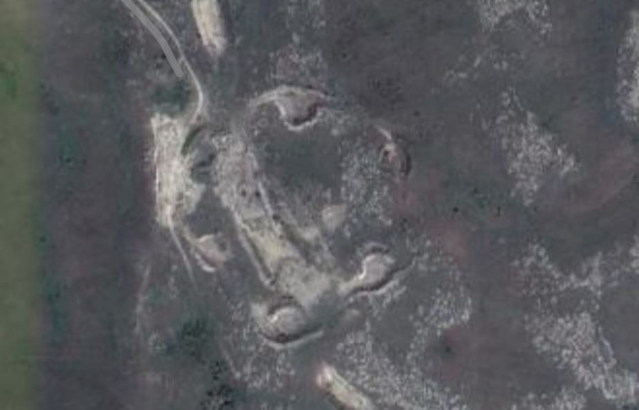 Позиція російської РЛС на території природного заповідника "Казантипський" , Крим. 2020 р. / Фото: Google Maps