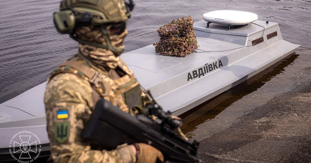 Іменний морський дрон “Авдіївка”. Архівне фото / Фото з телеграм-каналу @zedigital