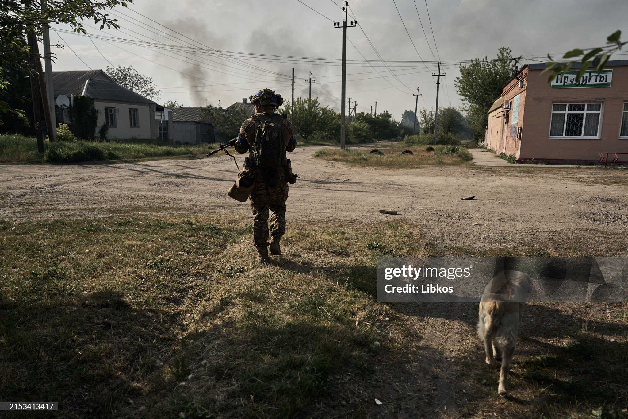 Солдаты штурмовой бригады защищают линию фронта, которая проходит через приграничный украинский город Волчанск Харьковской области, 20 мая 2024 года / Фото Getty Images