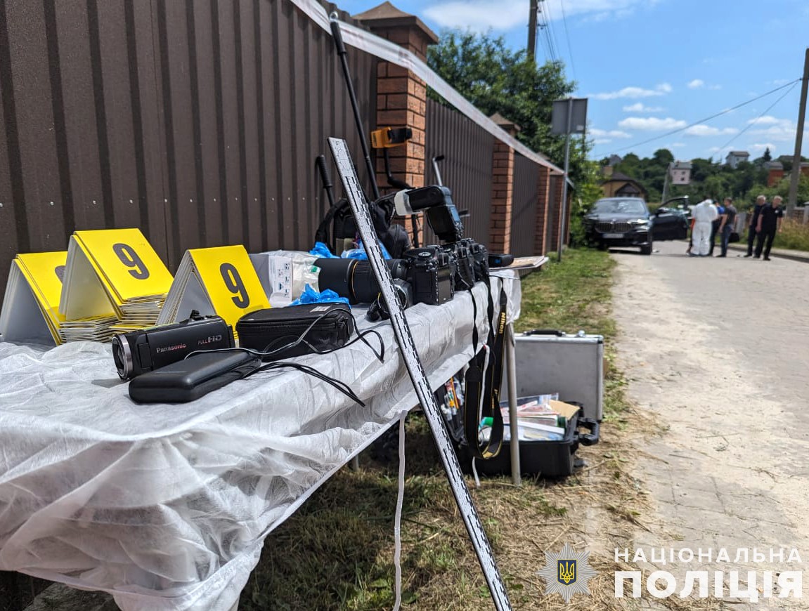 Робота криміналістів Нацполіції на місці злочину / Фото: Нацполіція