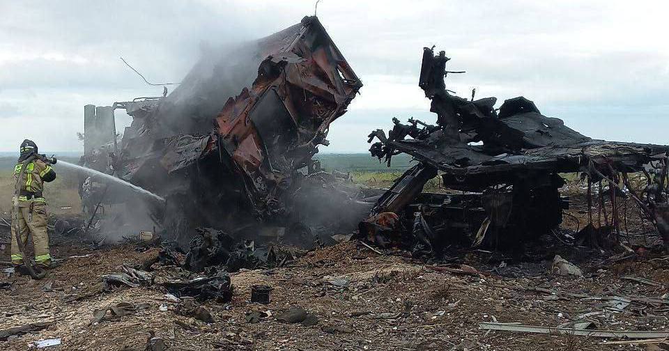 Последствия удара по системе российской ПВО в оккупированном Крыму / Фото из открытых источников