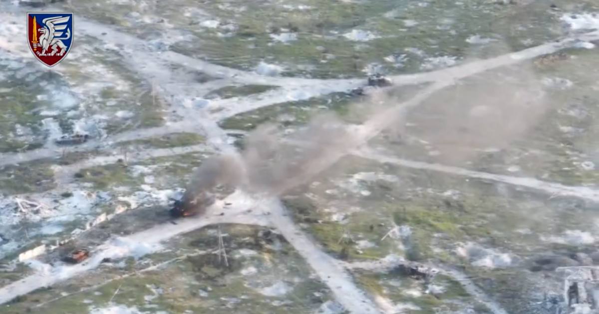 В районе Белогоровки Луганской области / Скриншот видео