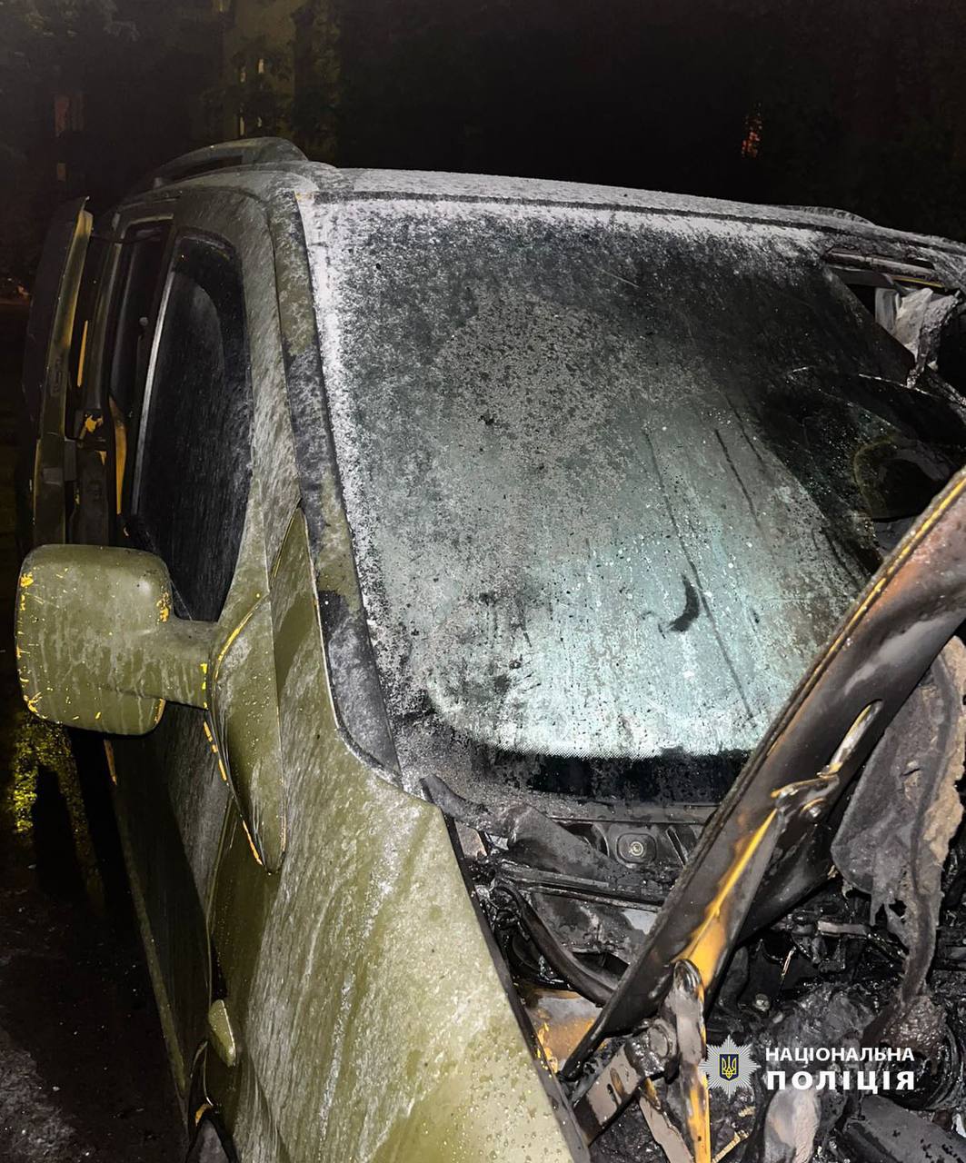 Підпалене авто / НП