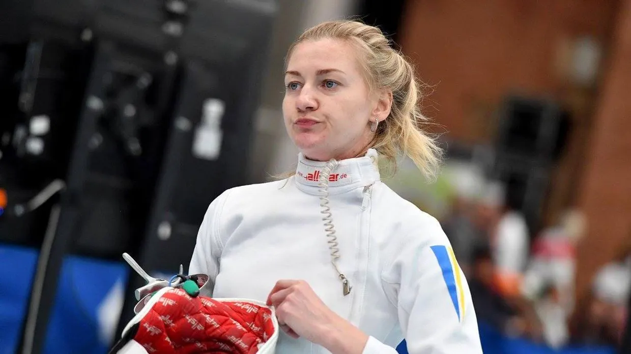 Українська фехтувальниця Олена Кривицька / Фото: Суспільне