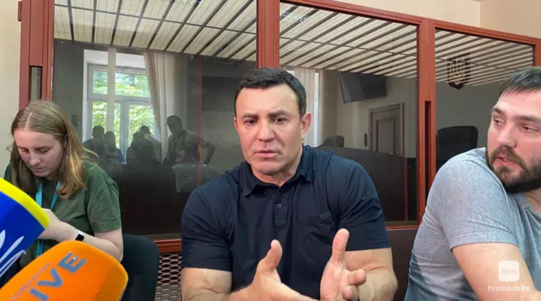Народный депутат Николай Тищенко в зале суда / Фото: hromadske