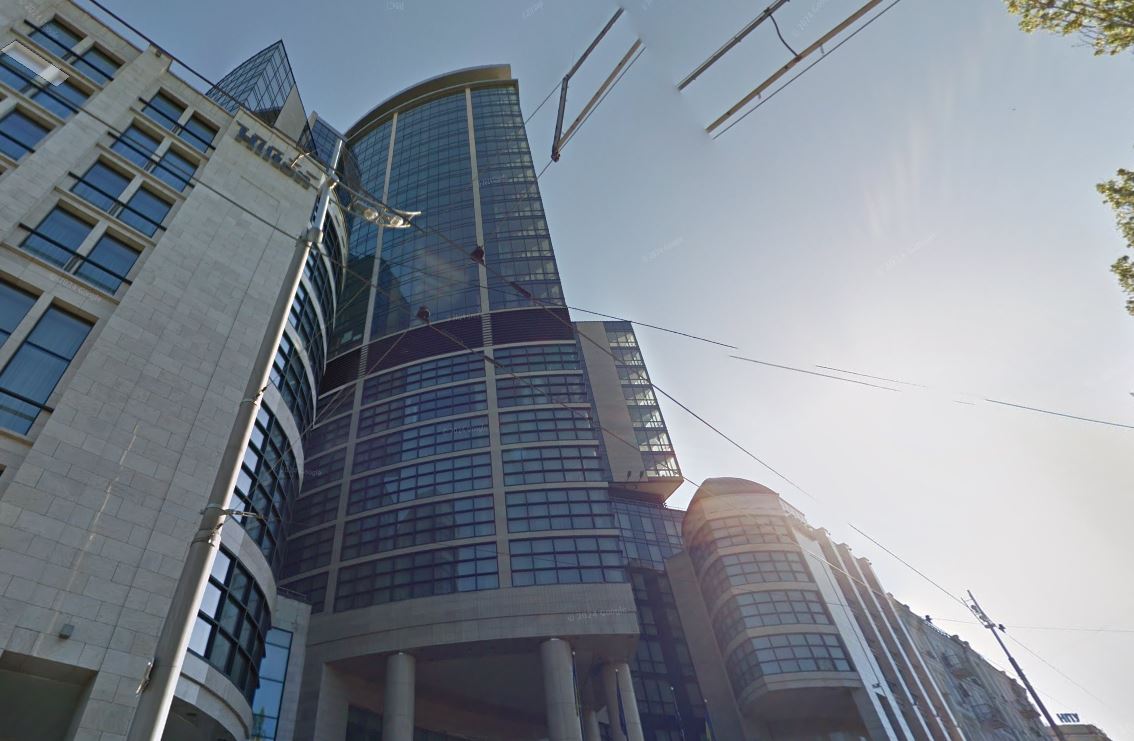 Готель Hilton у Києві / Скриншот з Google maps