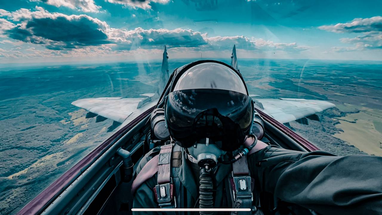 Український пілот винищувача МиГ-29 / Фото: повітряне командування "Захід"