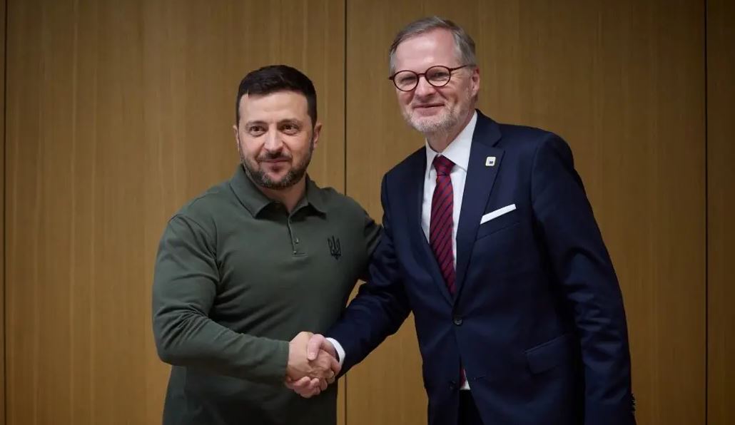Президент Украины Владимир Зеленский и премьер-министр Чехии Петр Фиала / Фото: ОП