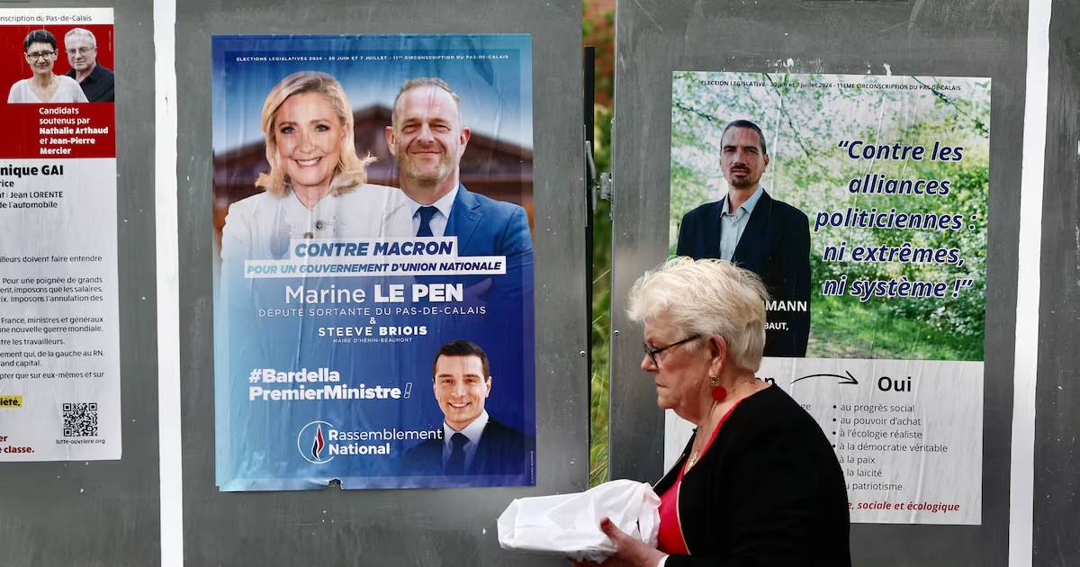 Энен-Бомон - город и муниципалитет во Франции, в регионе О-де-Франс, 29 июня 2024 / Фото Reuters