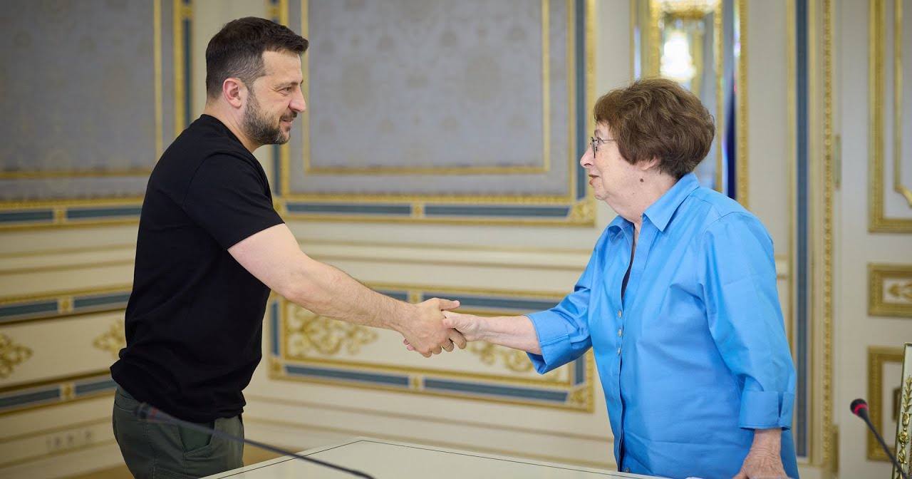 Інтерв'ю Володимира Зеленського Труді Рубін, колумністці The Philadelphia Inquirer, 30 червня 2024 / Скріншот відео