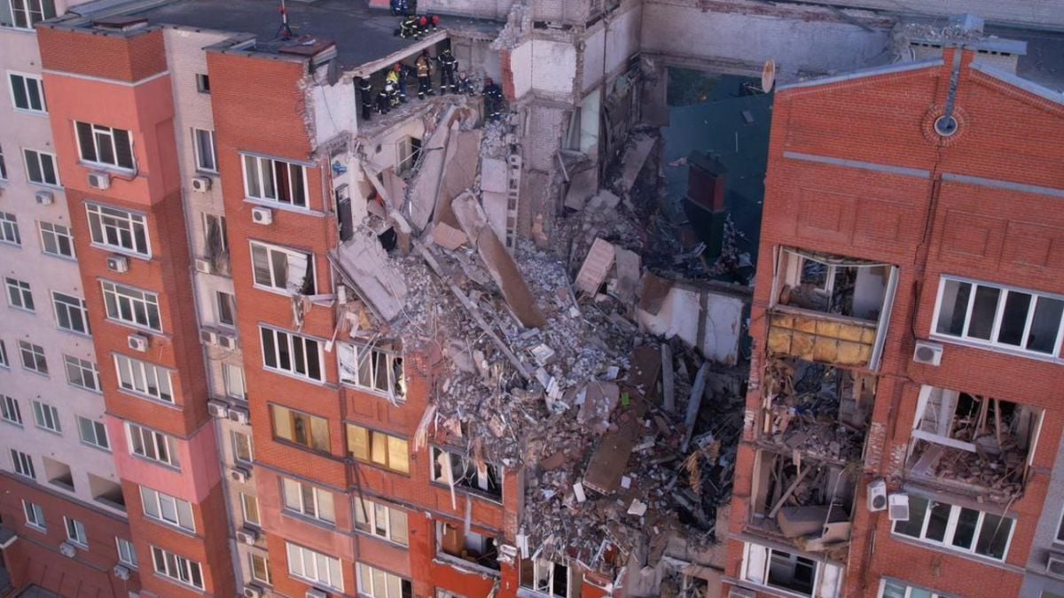 Последствия атаки на Днепр / Telegram