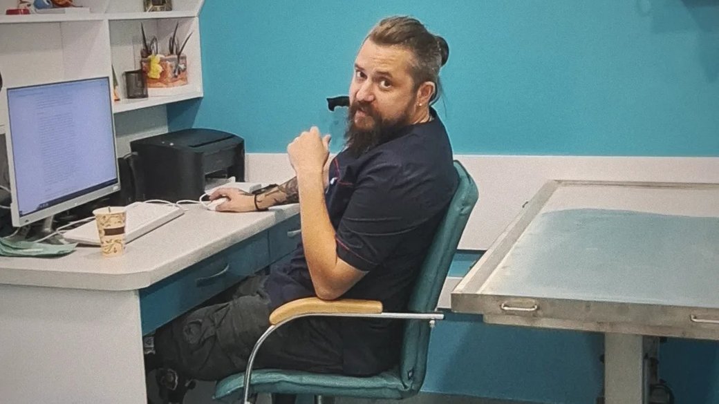 Ветеринар Алексей Притула / Скриншот из видео