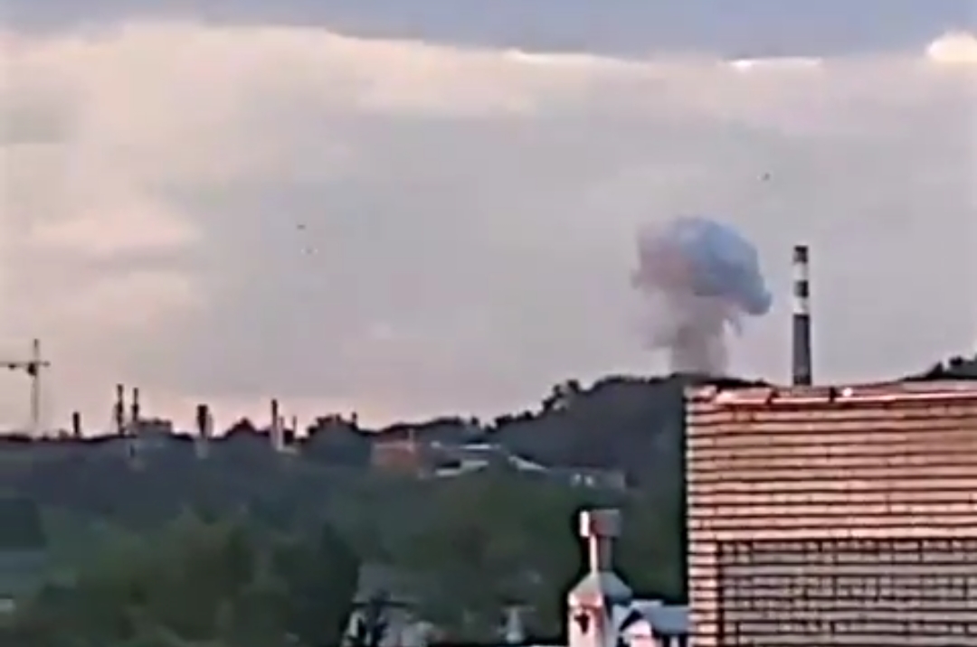 Вибух на території Тамбовського порохового заводу / Скриншот з відео