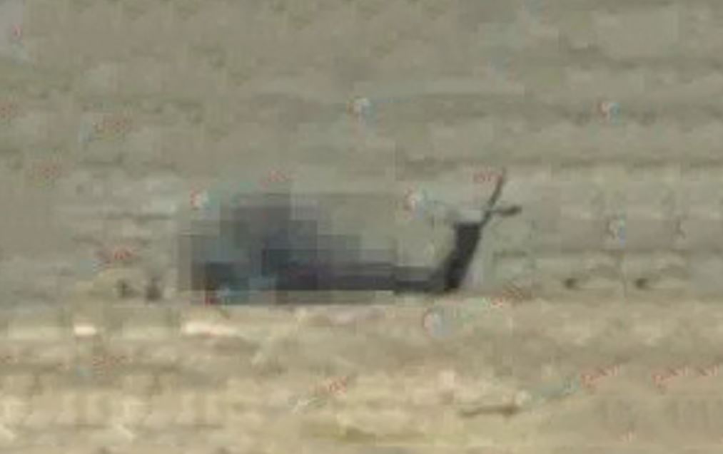 Гелікоптер Ми-28, знайдений місцевими жителями після зіткнення з БПЛА / Фото из соцсетей