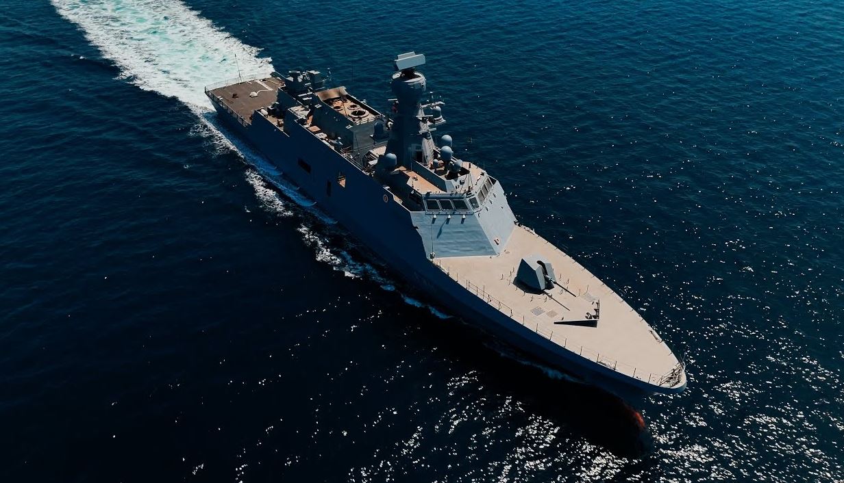 Багатоцільовий корабель класу корвет "Гетьман Іван Мазепа" ВМС ЗС України / Скриншот з відео