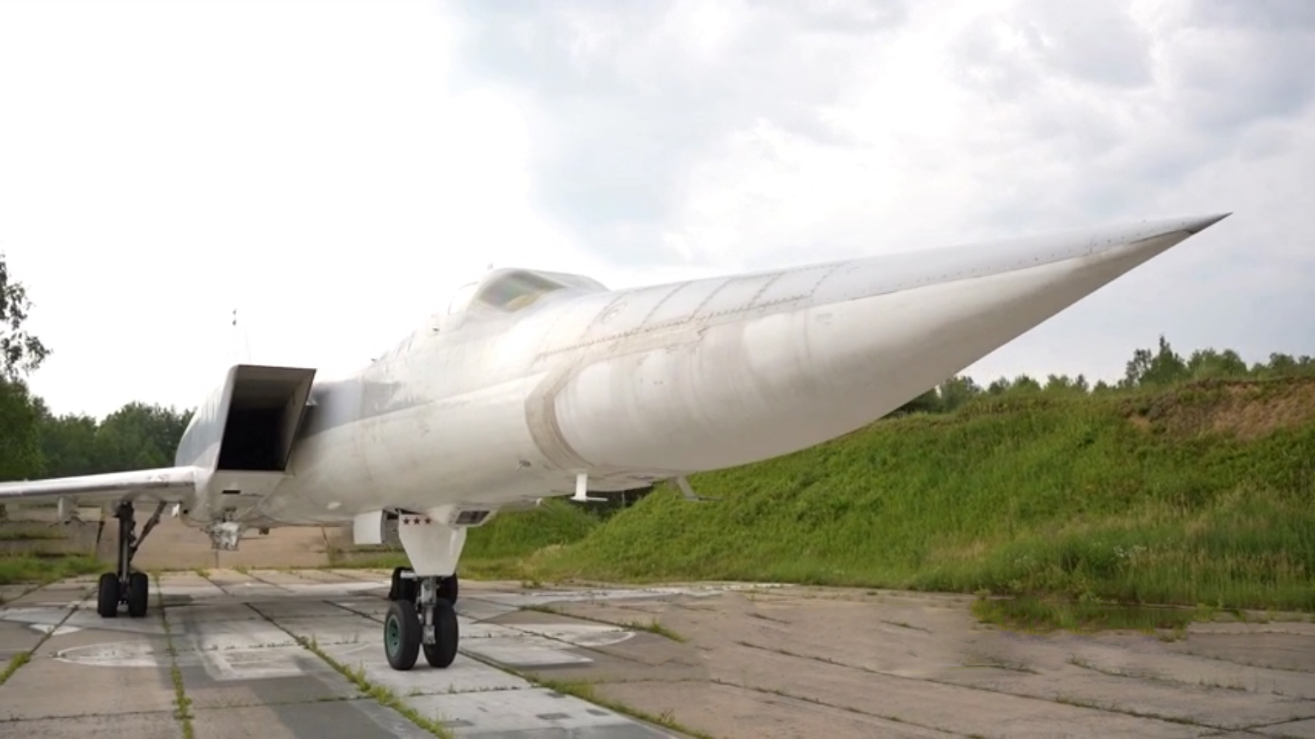 Російський бомбардувальник Ту-22M3 / Скриншот з відео