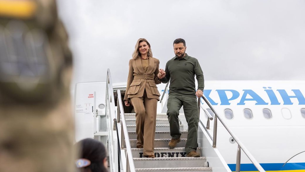 Олена та Володимир Зеленські прибули до Сполучених Штатів 18 вересня, 2023 року / Фото: Telegram/Олена Зеленська
