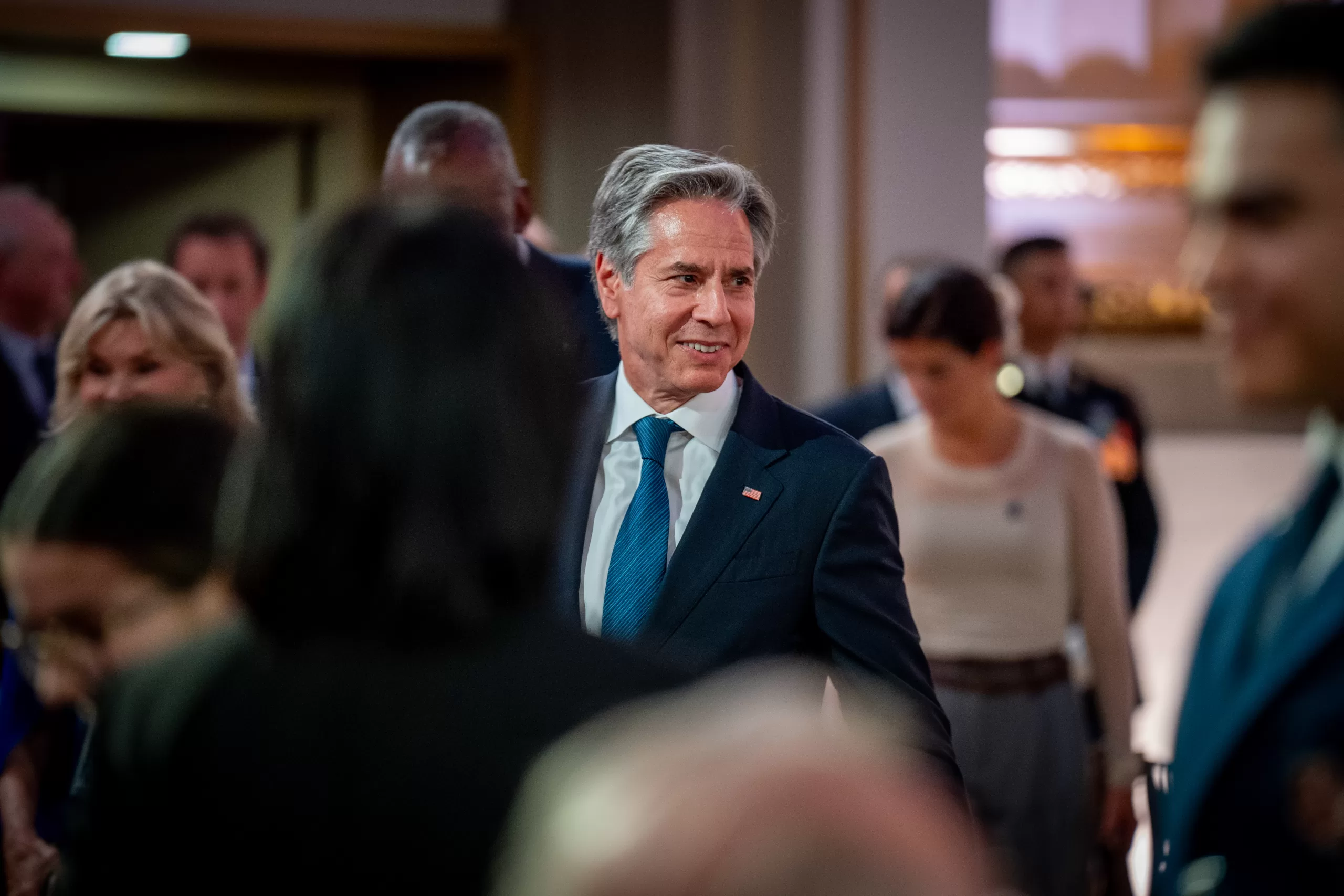 Государственный секретарь США Энтони Блинкен на саммите по случаю 75-й годовщины НАТО / Фото: Getty Images/Global Images Ukraine