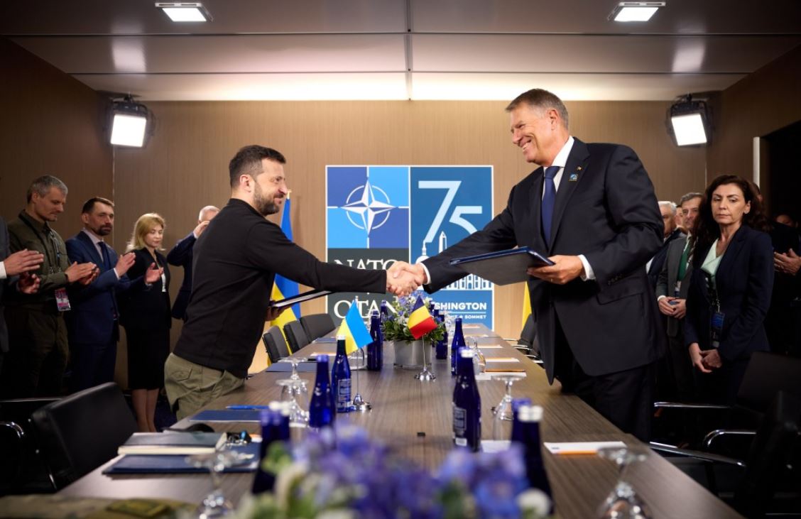 Президент Украины Владимир Зеленский и президент Румынии Клаус Йоханнис / Фото: ОП