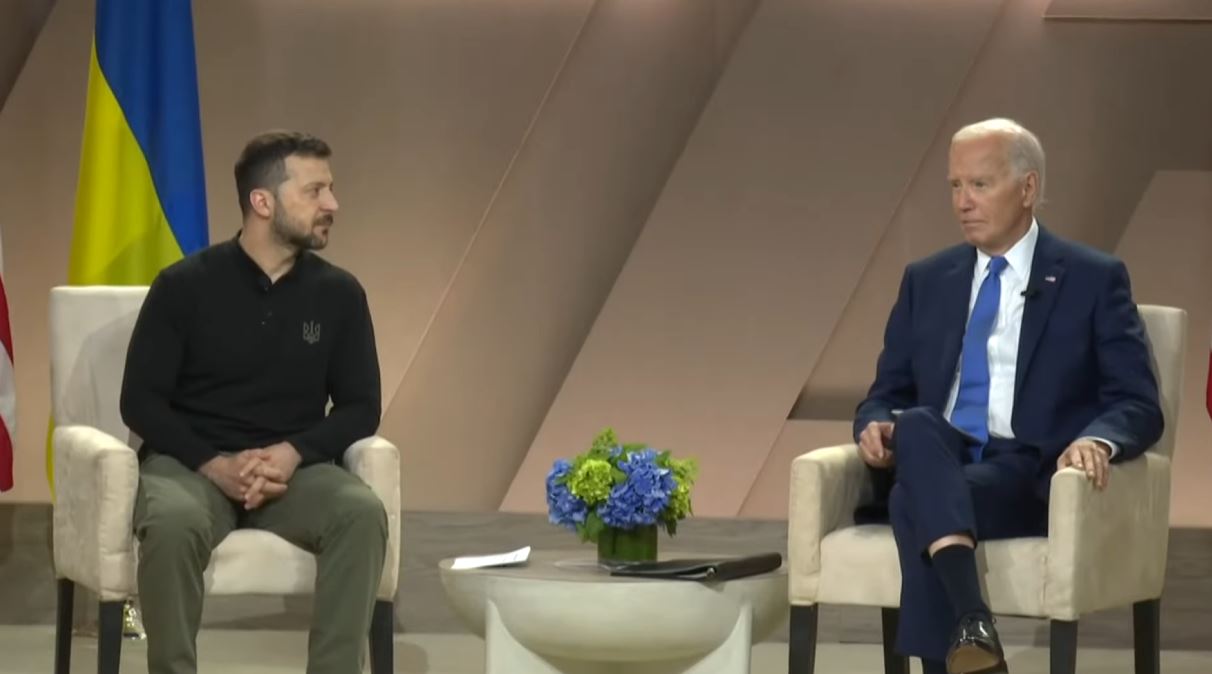 Президенти України та США Володимир Зеленський і Джо Байден / Скриншот з відео