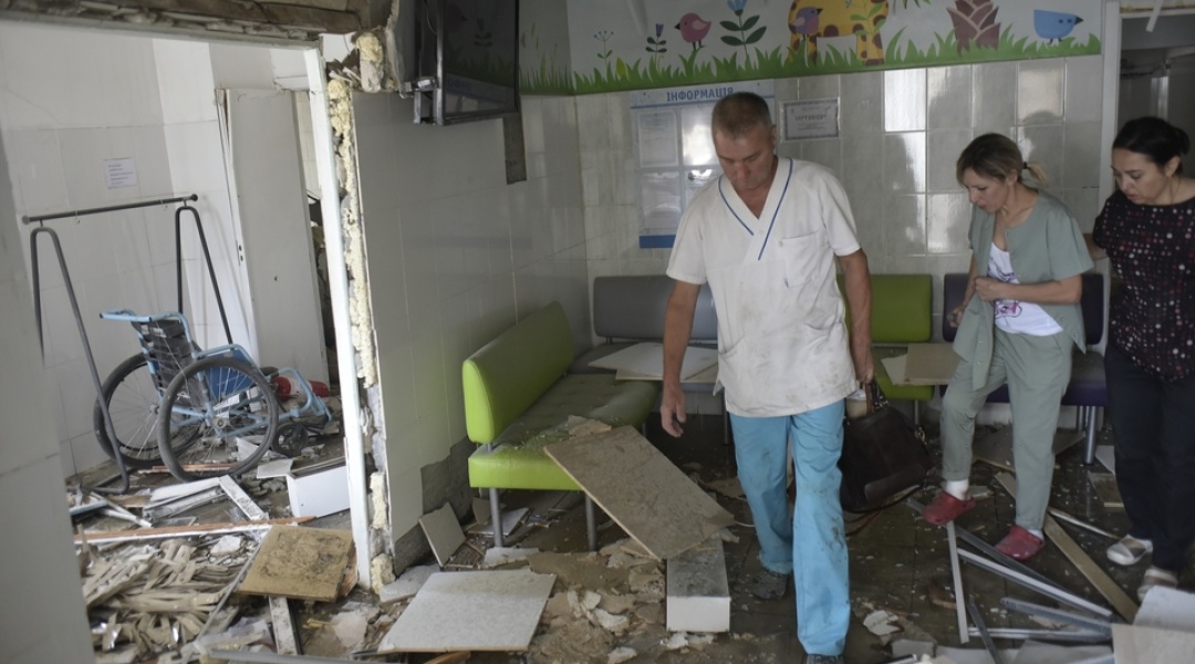 Последствия удара по больнице / Telegram