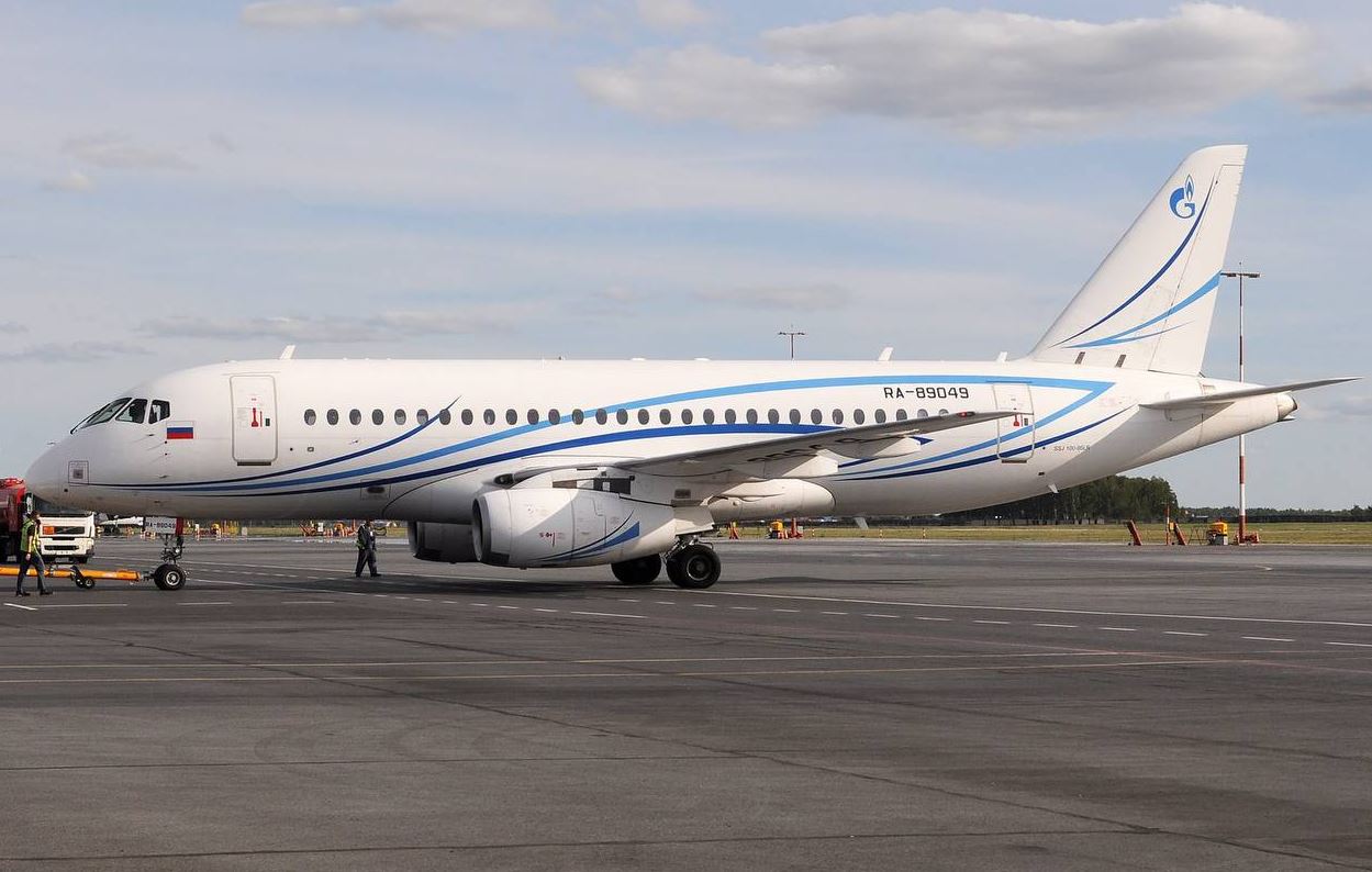 Літак Sukhoi Superjet 100 / Фото з відкритих джерел