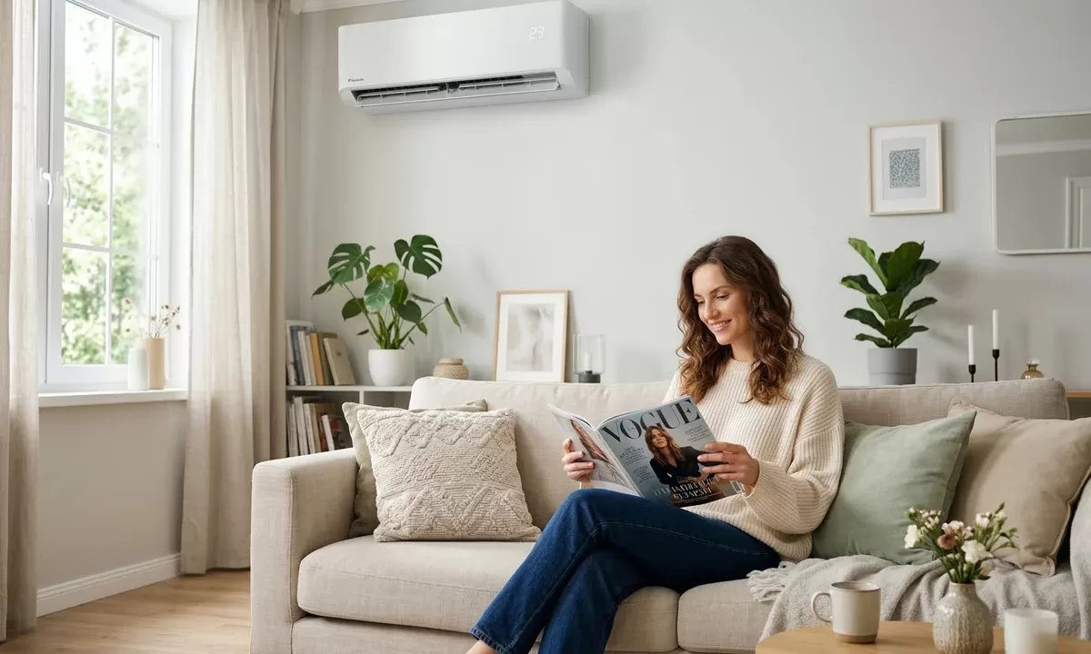 Кондиціонер в інтер'єрі